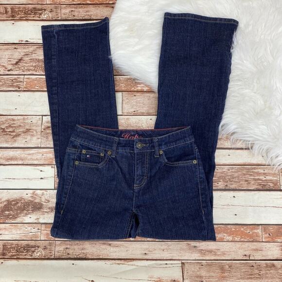 Tommy Hilfiger Women's Hope Bootcut Jeans Sz 2 Zipper Fly 29" Inseam Dark Wash - Picture 3 of 7